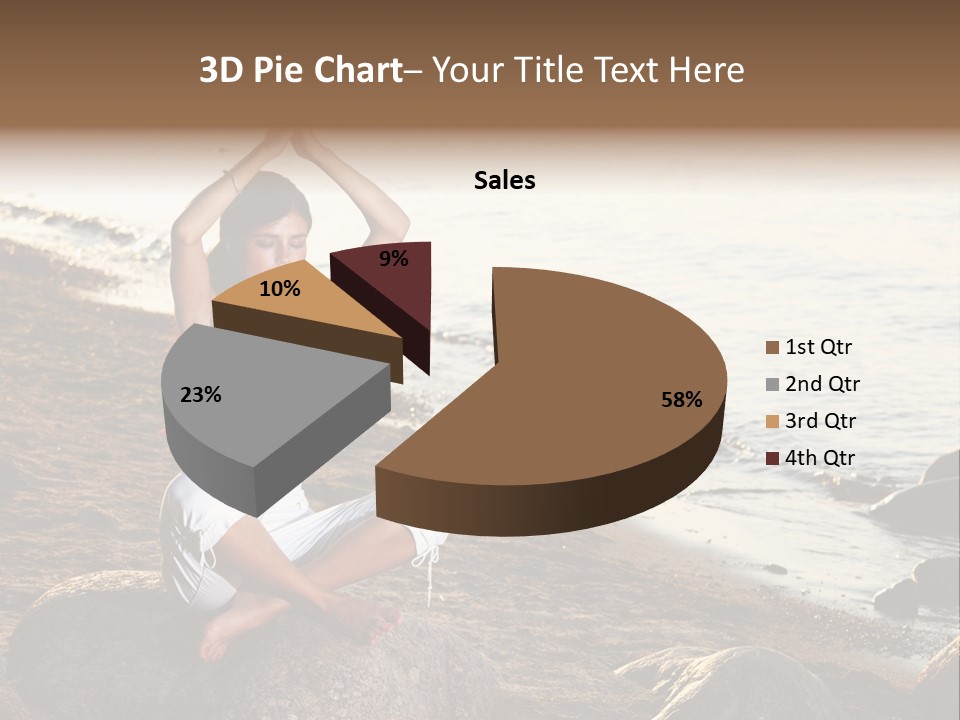Outdoors Lifestyle Blue PowerPoint Template