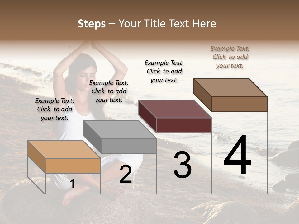 Outdoors Lifestyle Blue PowerPoint Template