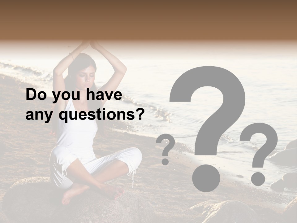 Outdoors Lifestyle Blue PowerPoint Template