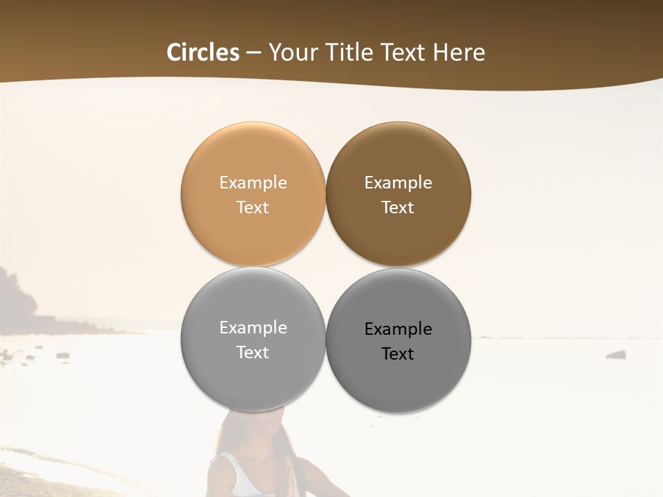 Joy Ocean Sunset PowerPoint Template