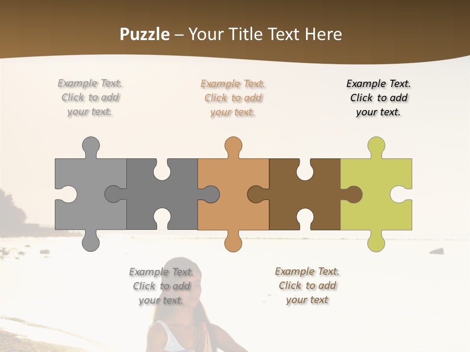 Joy Ocean Sunset PowerPoint Template