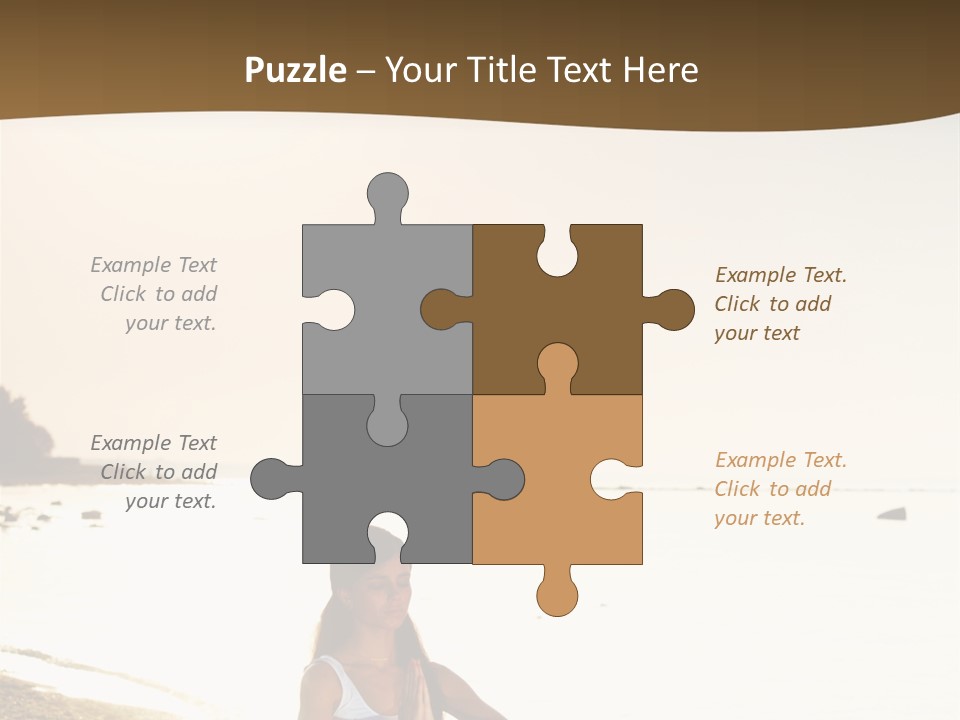 Joy Ocean Sunset PowerPoint Template