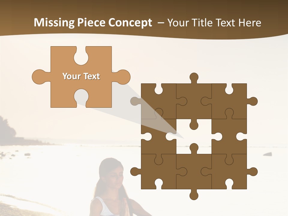 Joy Ocean Sunset PowerPoint Template