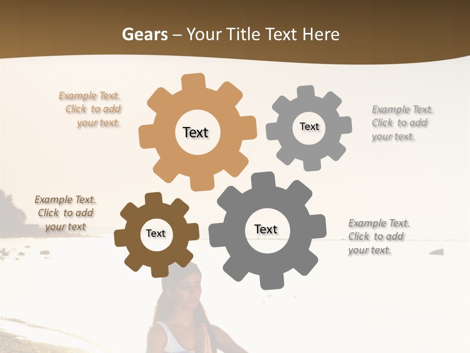 Joy Ocean Sunset PowerPoint Template