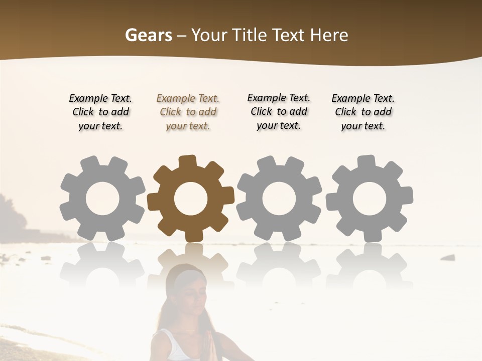 Joy Ocean Sunset PowerPoint Template