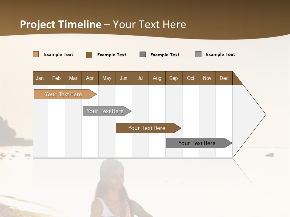 Joy Ocean Sunset PowerPoint Template