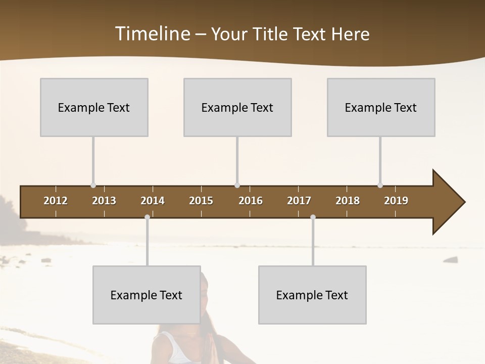 Joy Ocean Sunset PowerPoint Template