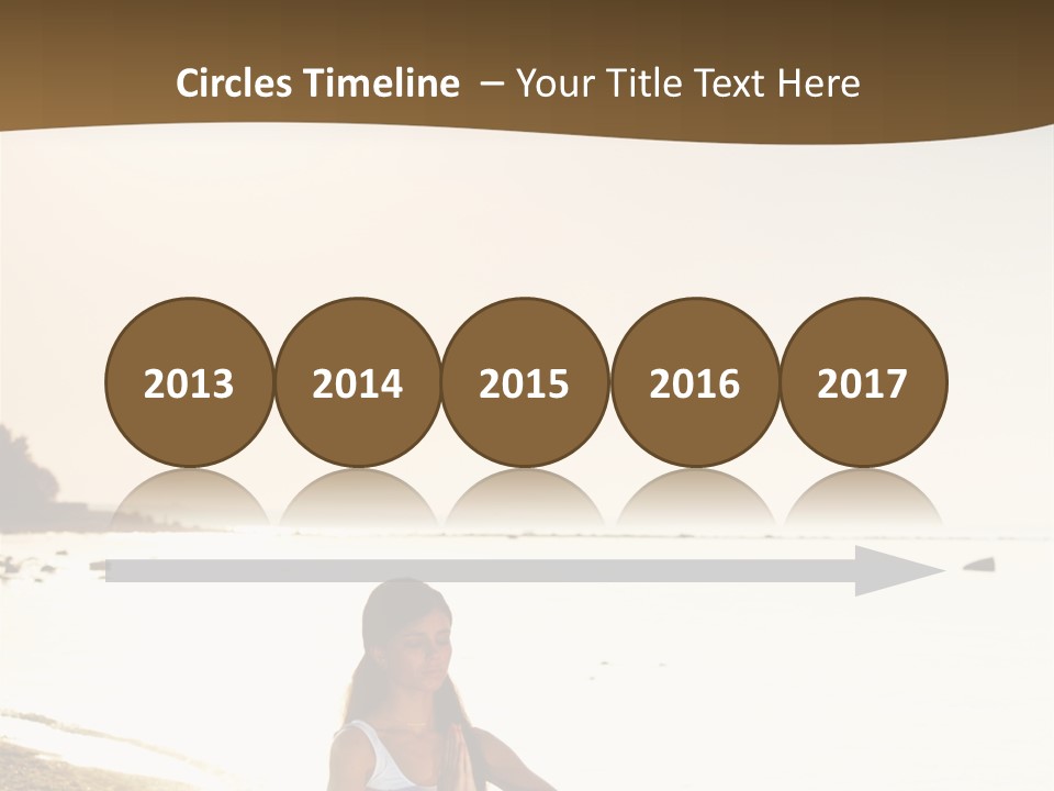 Joy Ocean Sunset PowerPoint Template