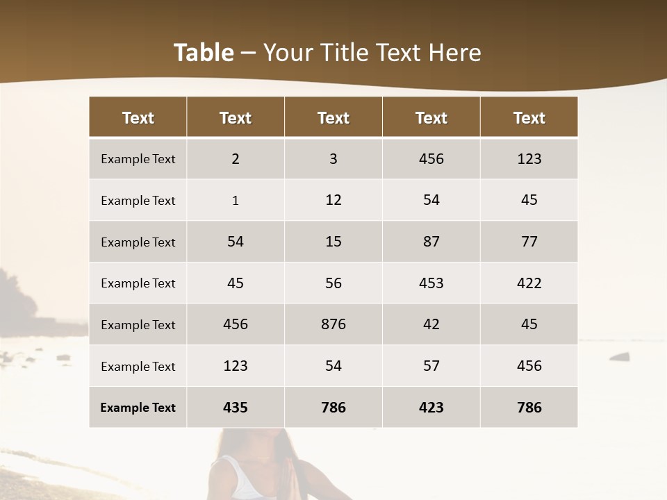 Joy Ocean Sunset PowerPoint Template