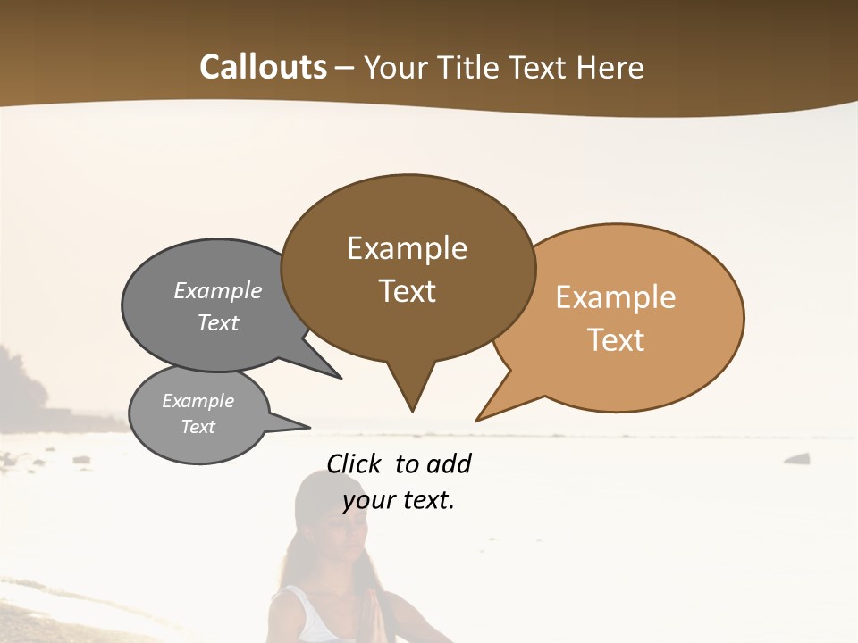 Joy Ocean Sunset PowerPoint Template