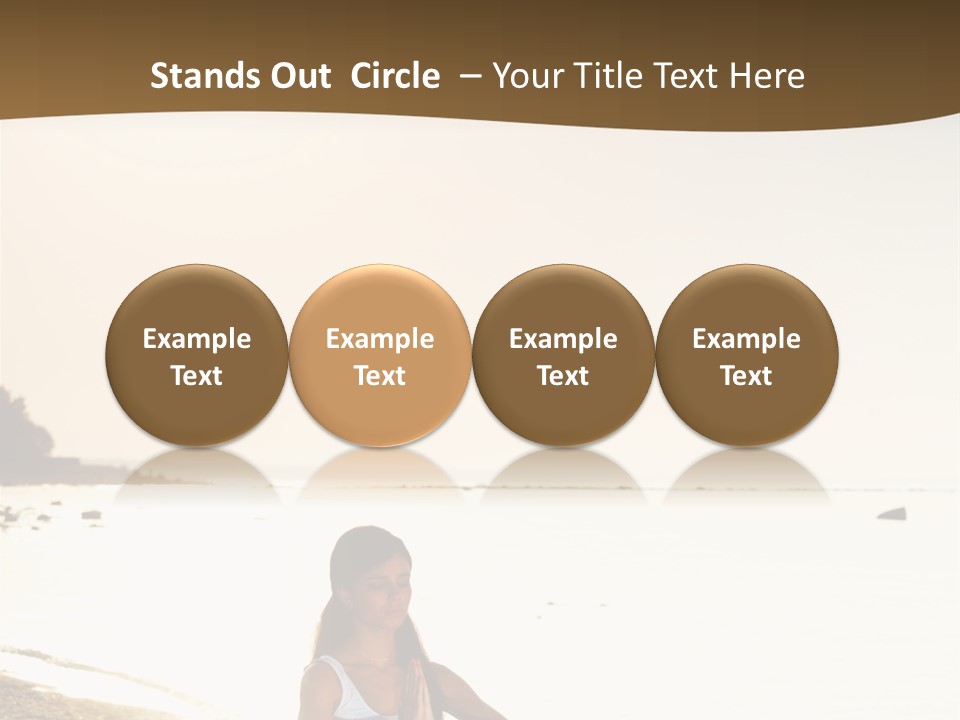 Joy Ocean Sunset PowerPoint Template
