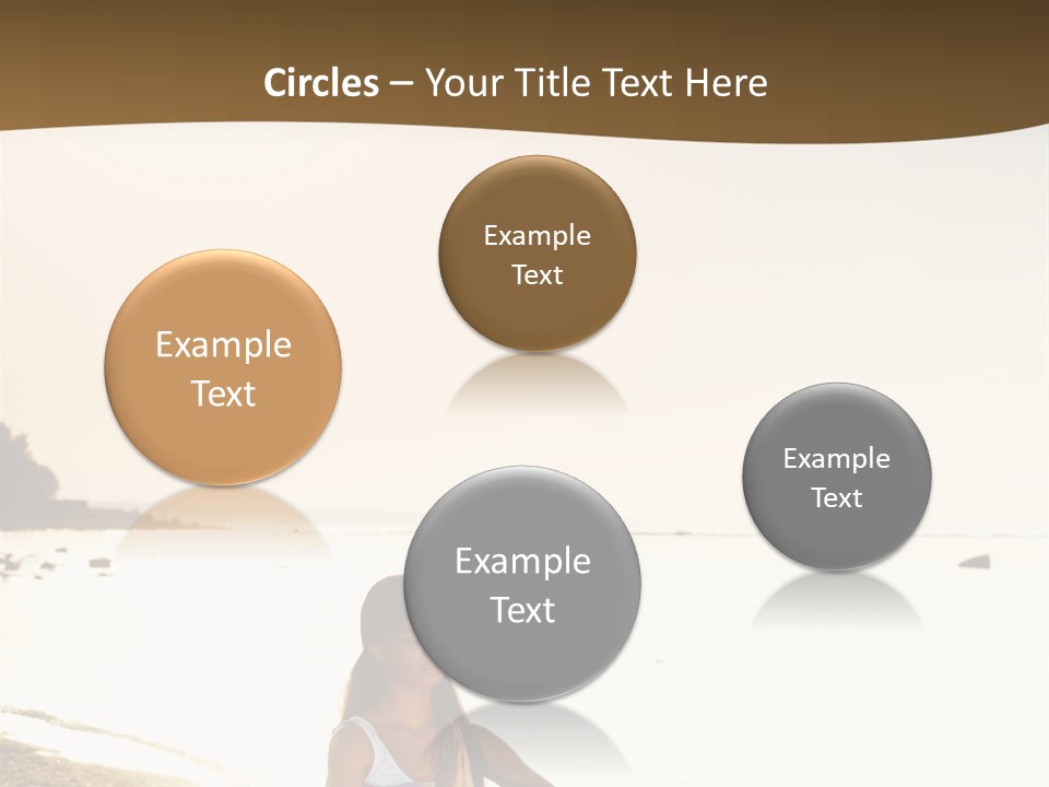 Joy Ocean Sunset PowerPoint Template
