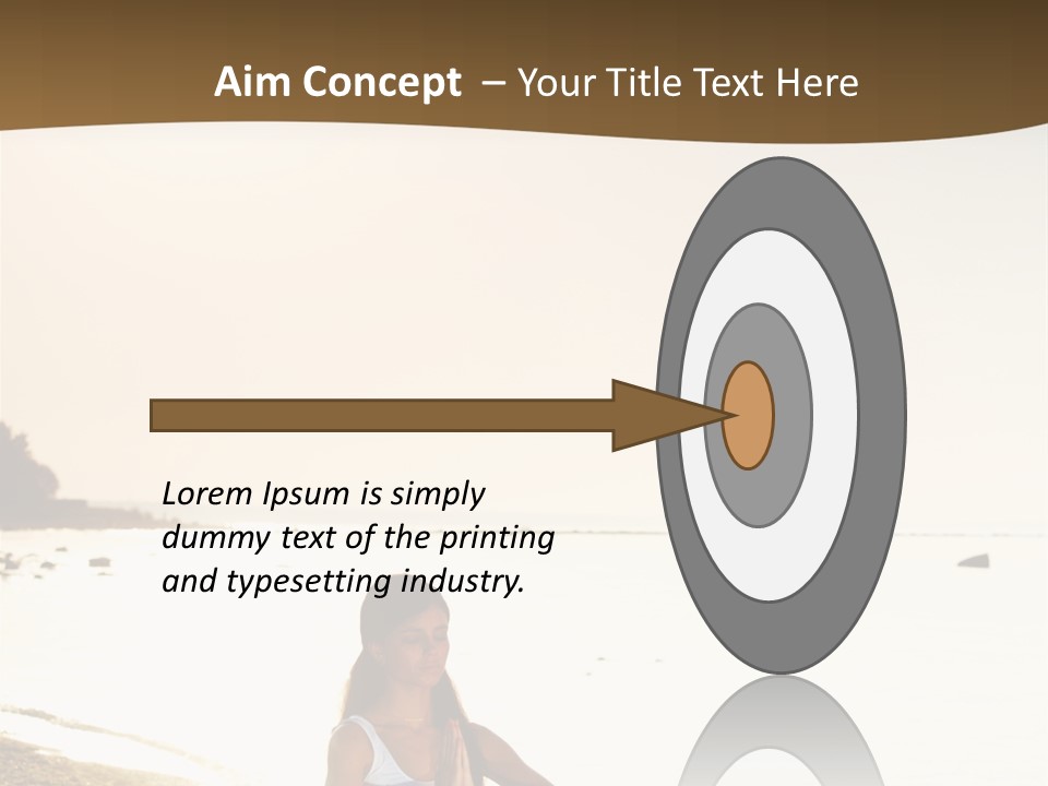 Joy Ocean Sunset PowerPoint Template