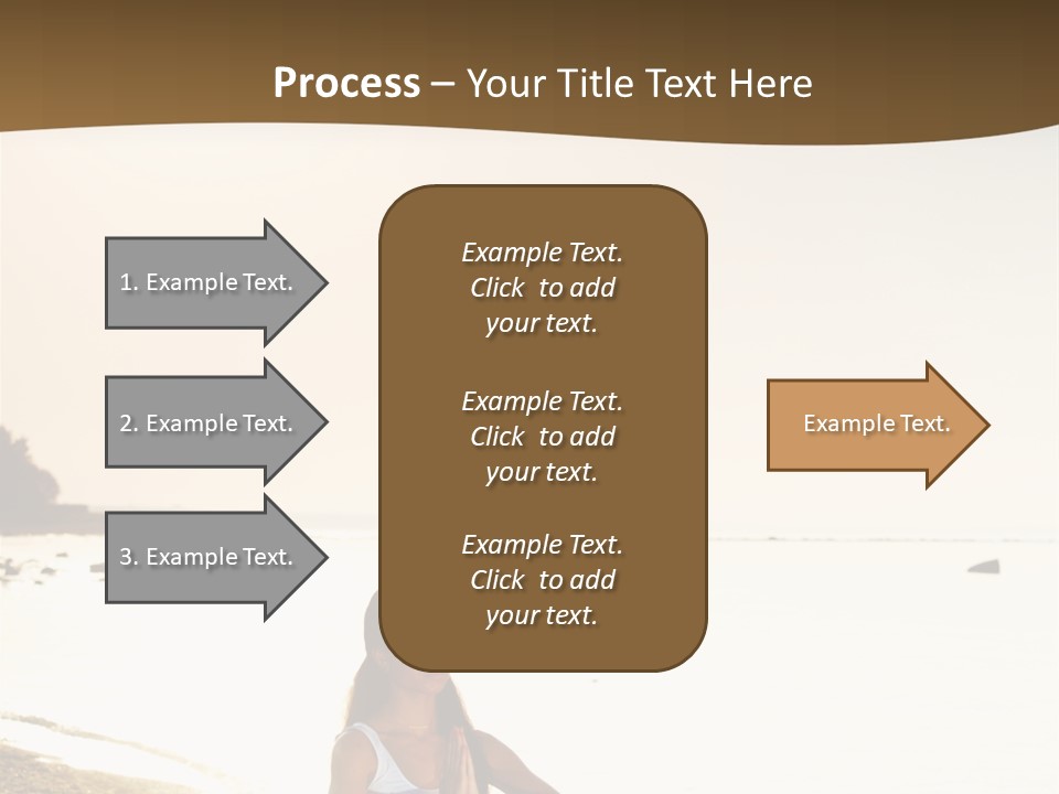 Joy Ocean Sunset PowerPoint Template