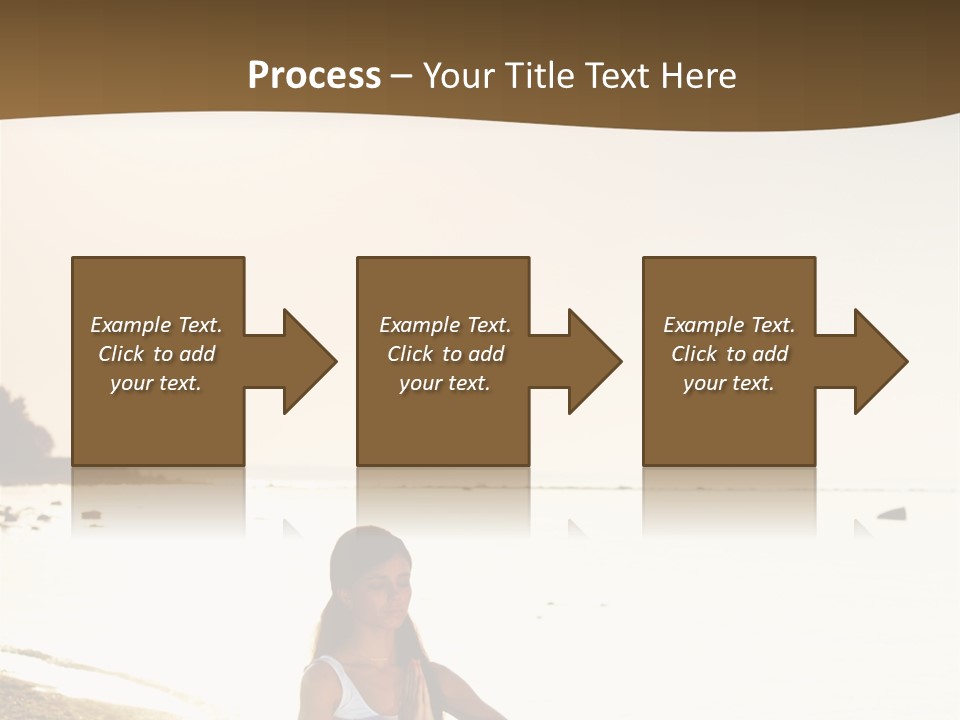 Joy Ocean Sunset PowerPoint Template