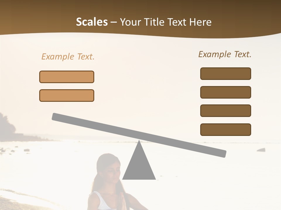 Joy Ocean Sunset PowerPoint Template