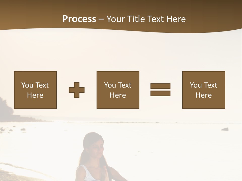 Joy Ocean Sunset PowerPoint Template