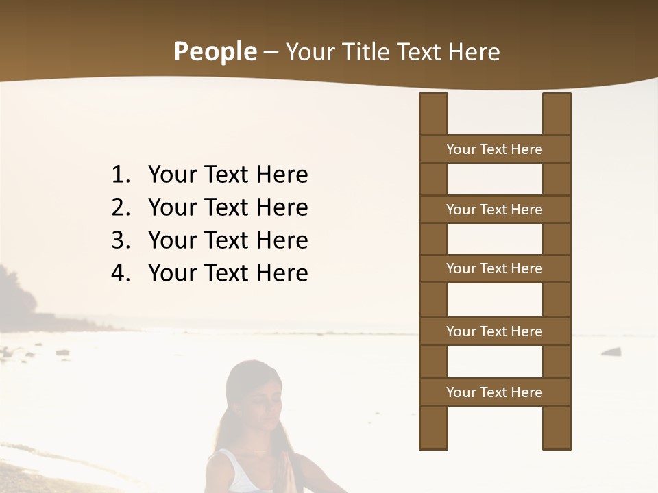 Joy Ocean Sunset PowerPoint Template