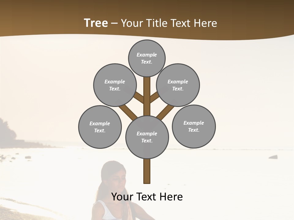 Joy Ocean Sunset PowerPoint Template