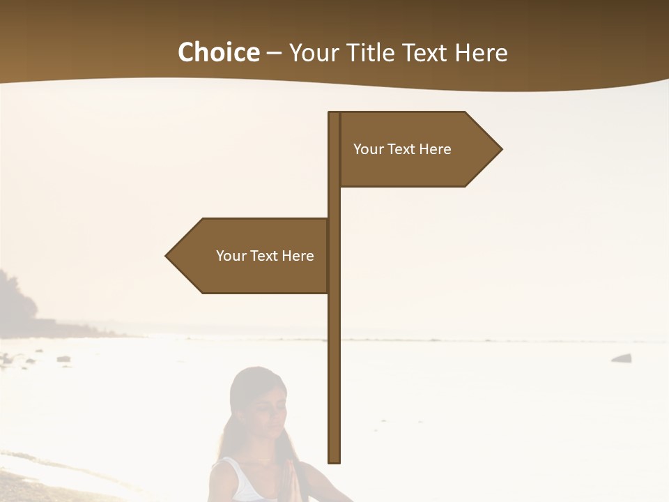 Joy Ocean Sunset PowerPoint Template