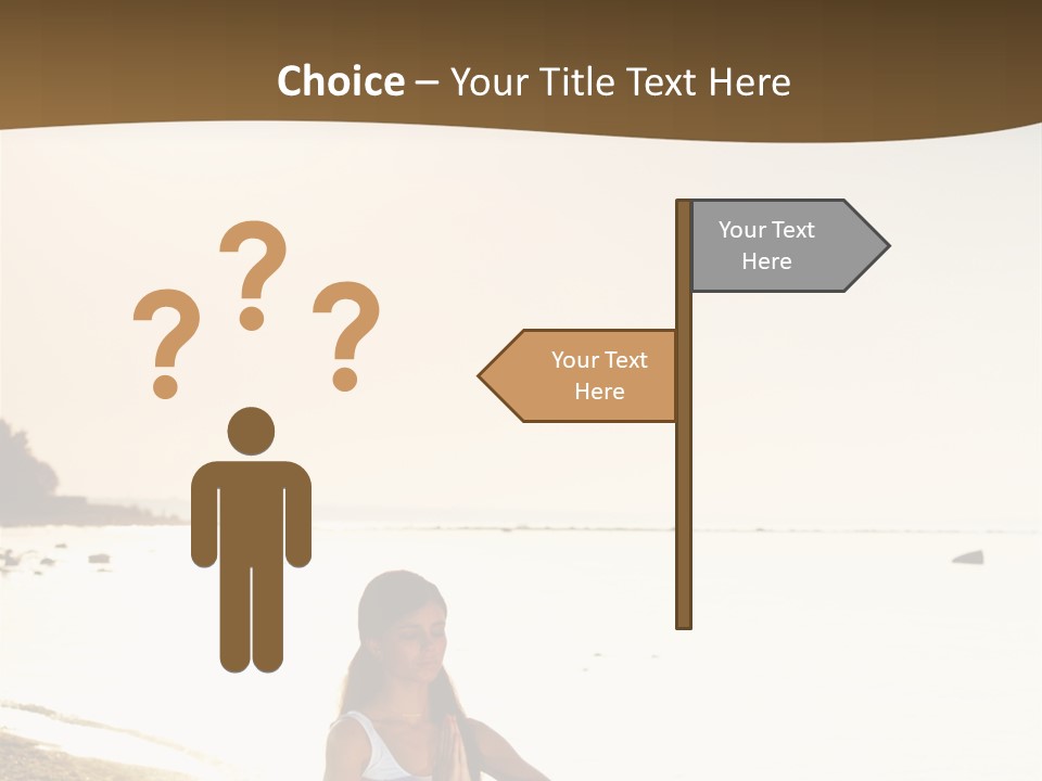 Joy Ocean Sunset PowerPoint Template