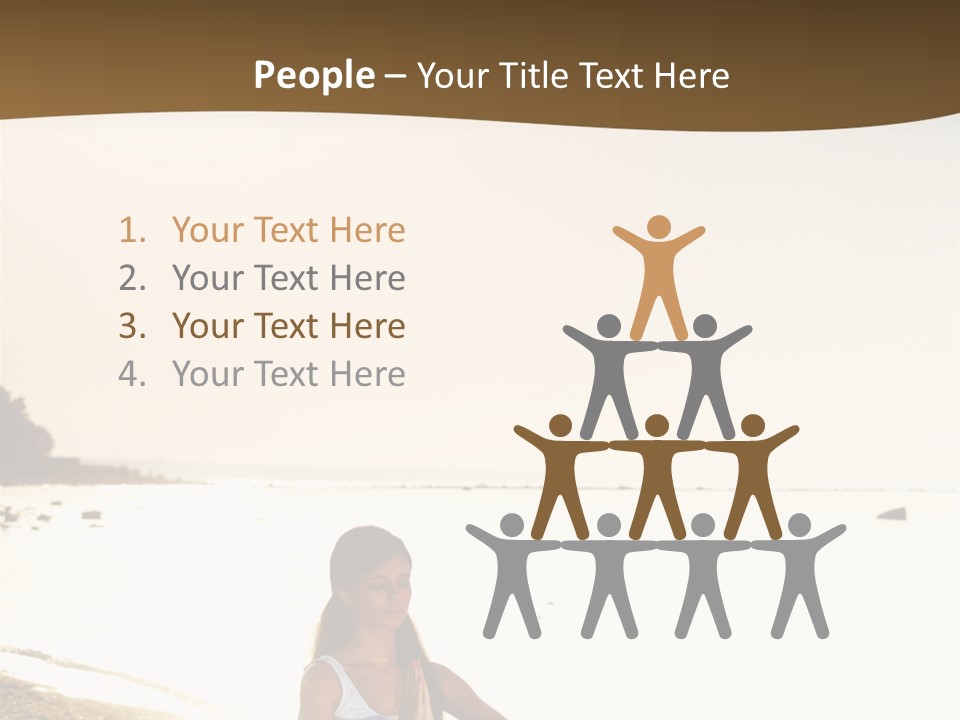 Joy Ocean Sunset PowerPoint Template