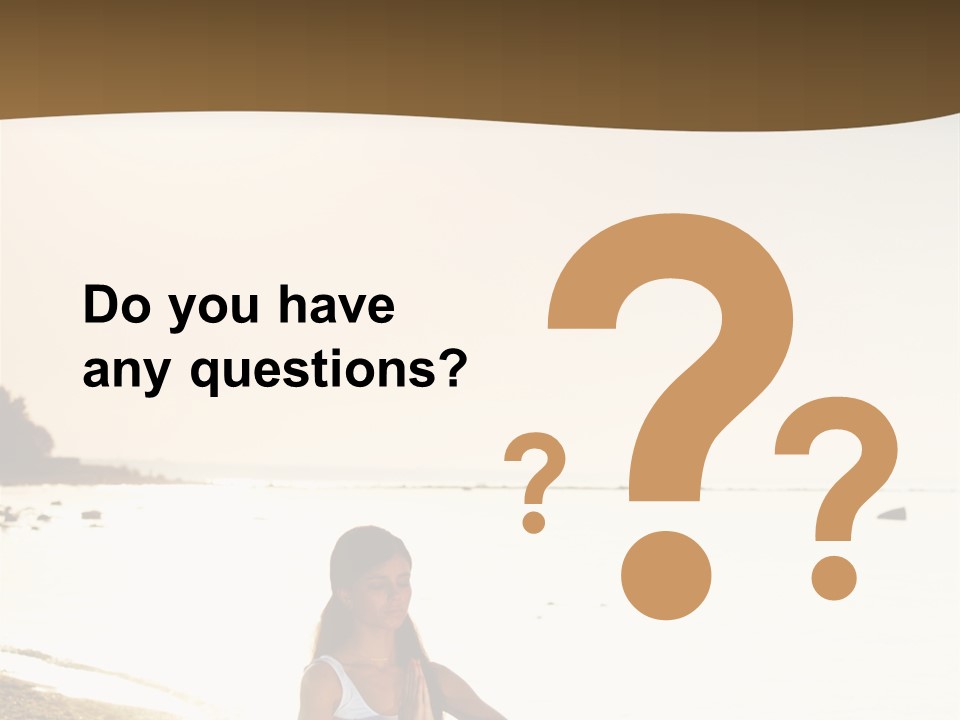 Joy Ocean Sunset PowerPoint Template
