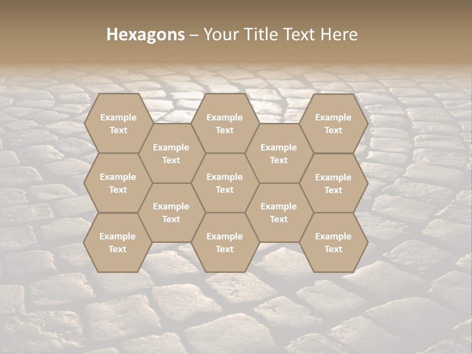 Close Up Old Fashioned Material PowerPoint Template