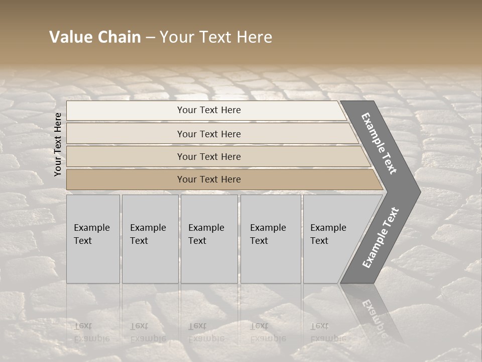Close Up Old Fashioned Material PowerPoint Template