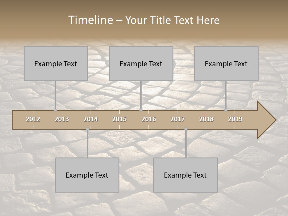 Close Up Old Fashioned Material PowerPoint Template