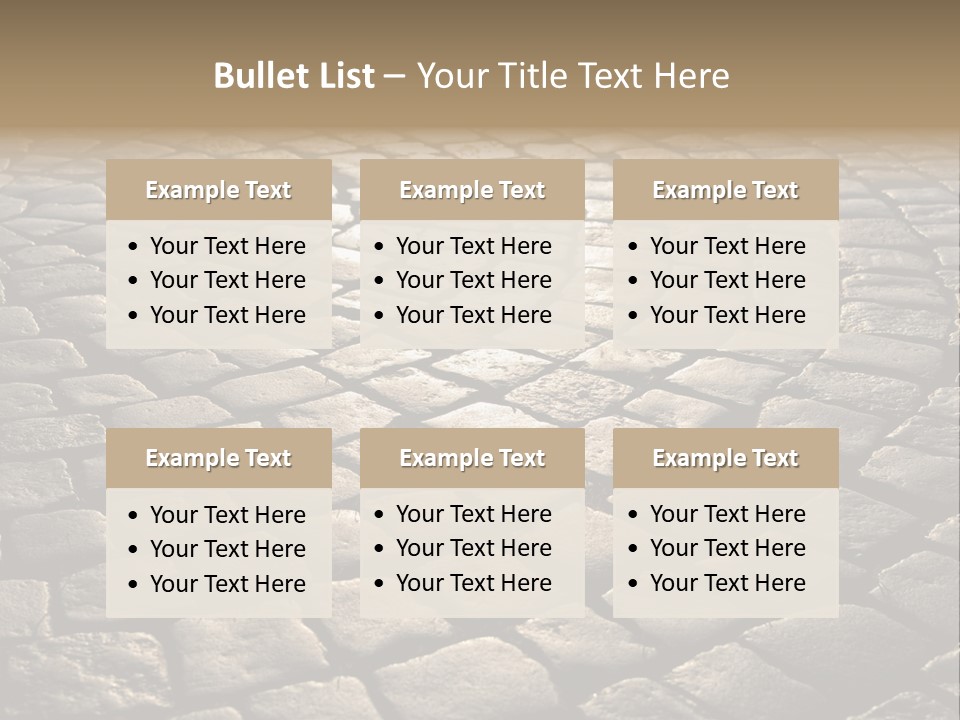 Close Up Old Fashioned Material PowerPoint Template