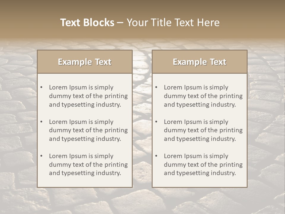Close Up Old Fashioned Material PowerPoint Template