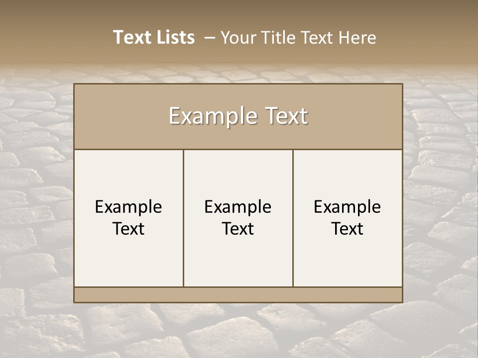 Close Up Old Fashioned Material PowerPoint Template