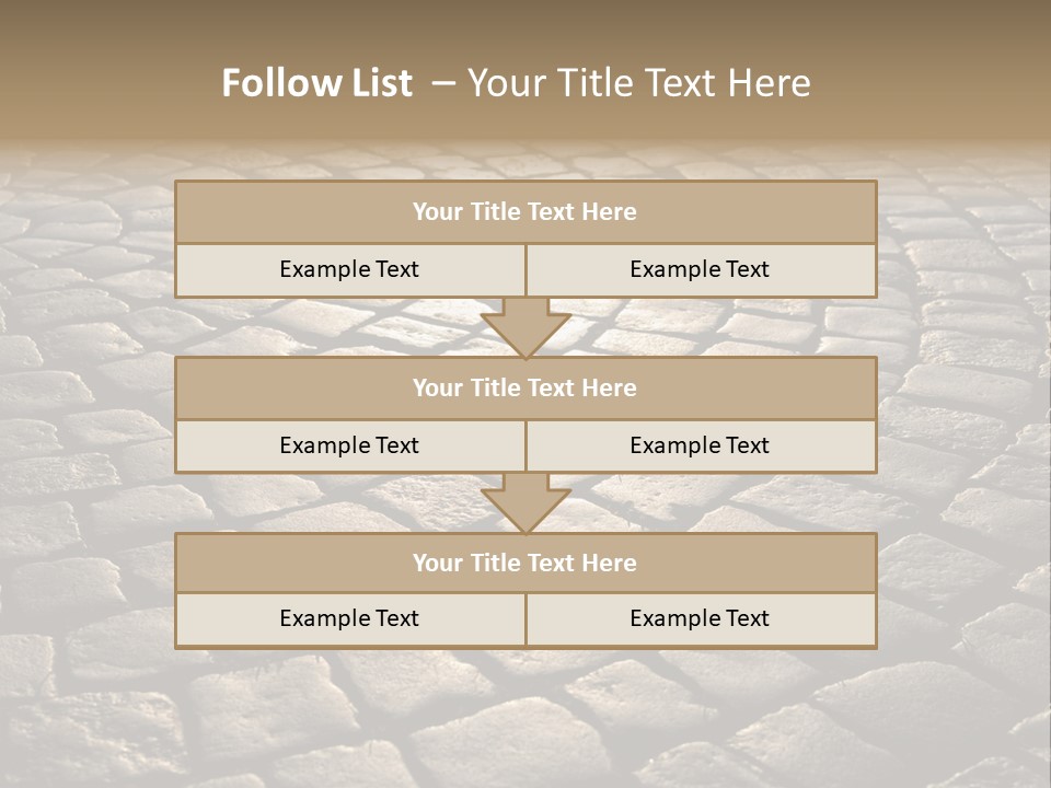 Close Up Old Fashioned Material PowerPoint Template