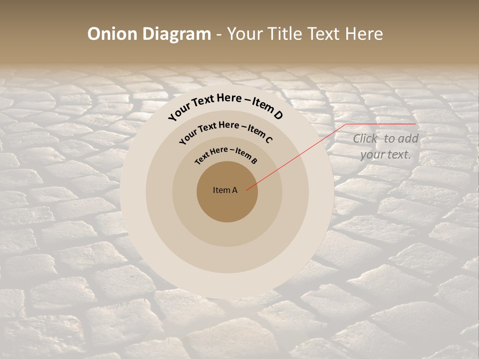 Close Up Old Fashioned Material PowerPoint Template