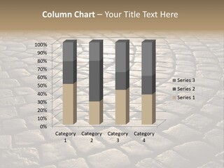 Close Up Old Fashioned Material PowerPoint Template