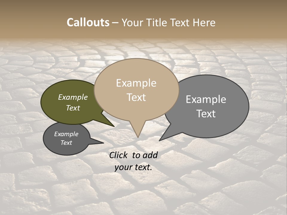 Close Up Old Fashioned Material PowerPoint Template