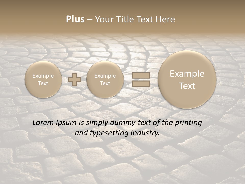 Close Up Old Fashioned Material PowerPoint Template