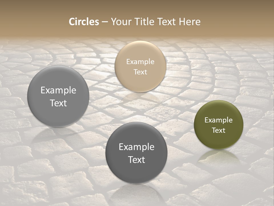 Close Up Old Fashioned Material PowerPoint Template