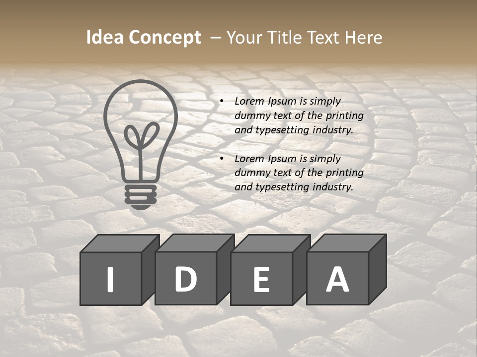 Close Up Old Fashioned Material PowerPoint Template