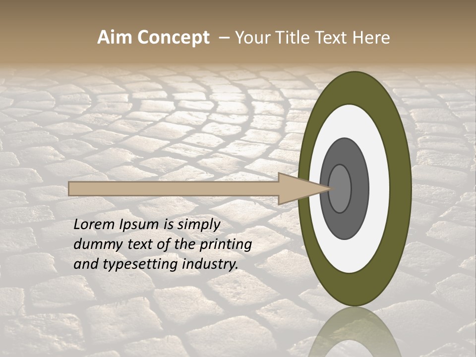 Close Up Old Fashioned Material PowerPoint Template