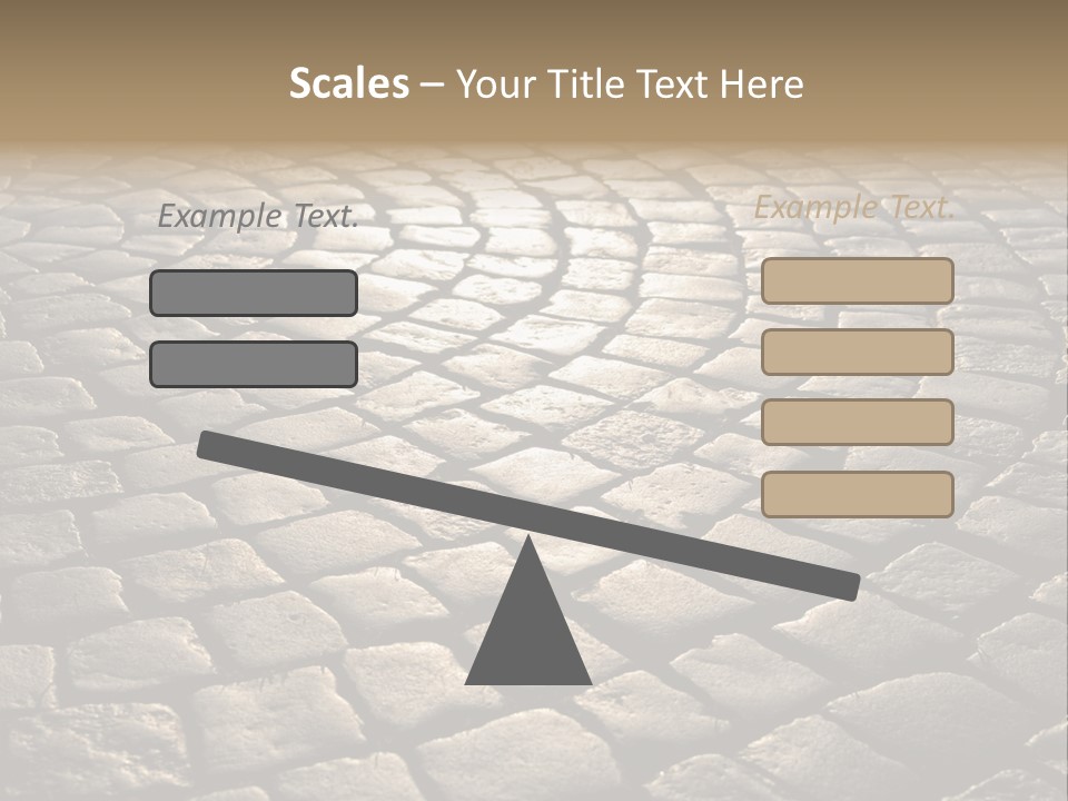 Close Up Old Fashioned Material PowerPoint Template