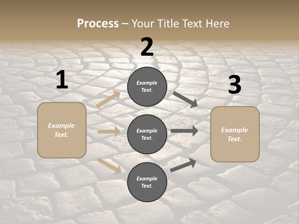 Close Up Old Fashioned Material PowerPoint Template