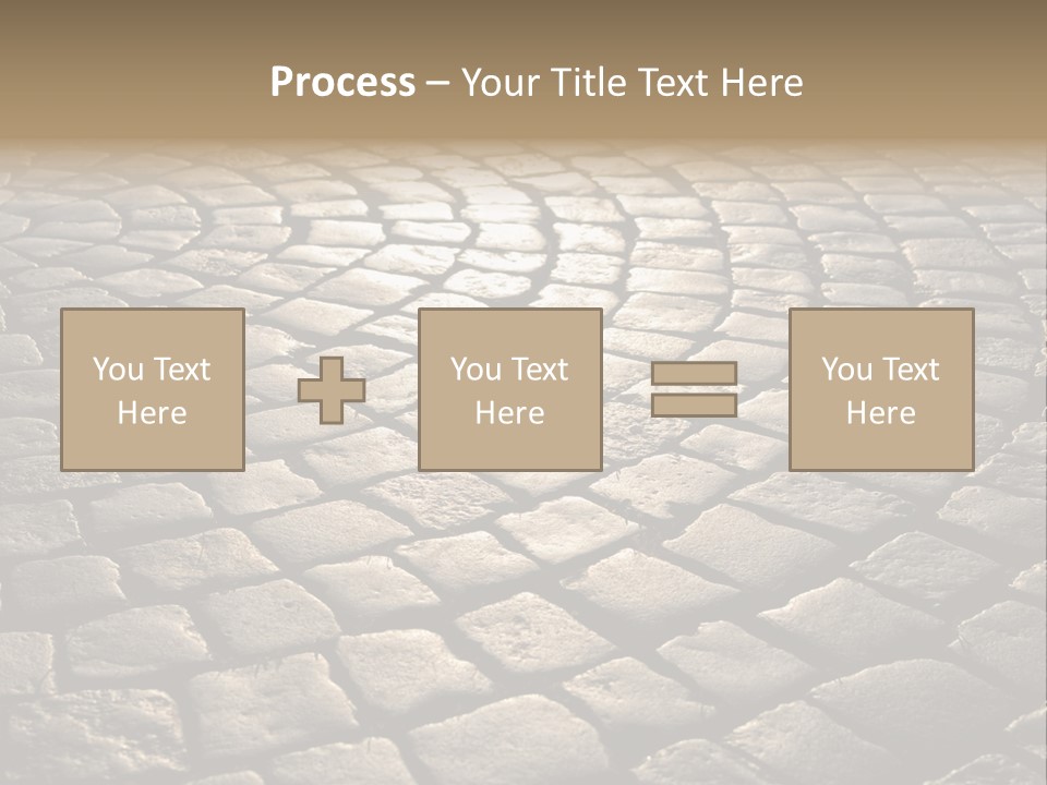 Close Up Old Fashioned Material PowerPoint Template