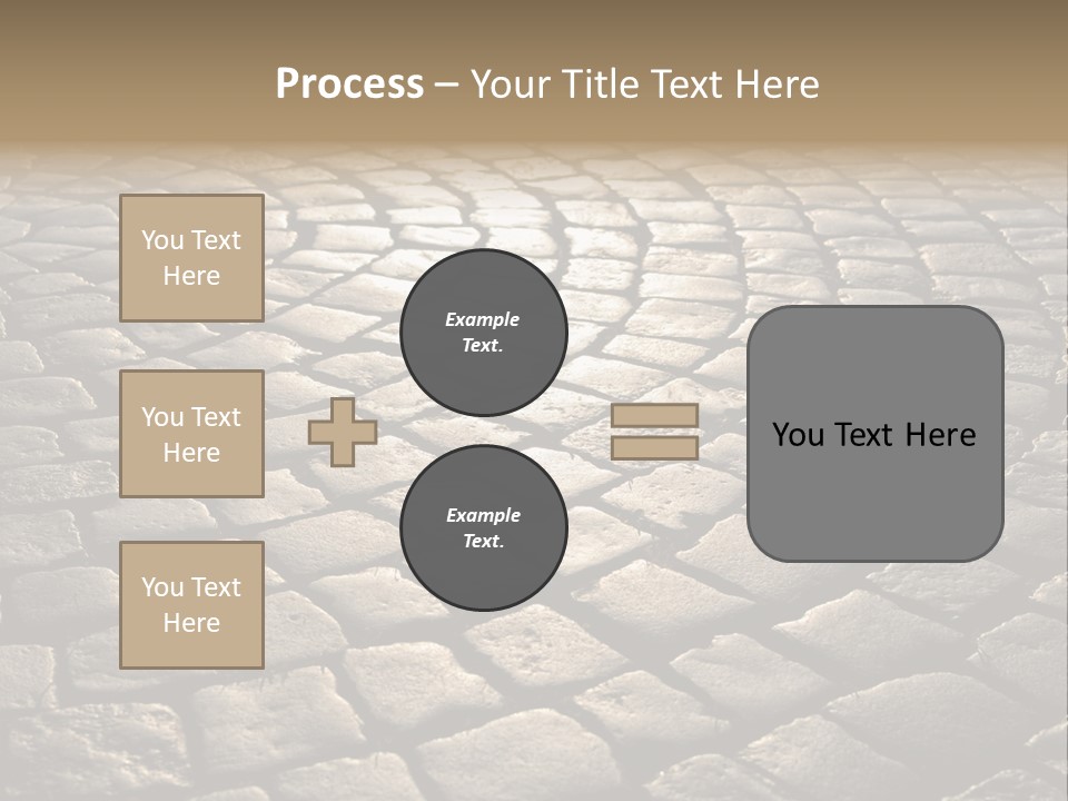 Close Up Old Fashioned Material PowerPoint Template