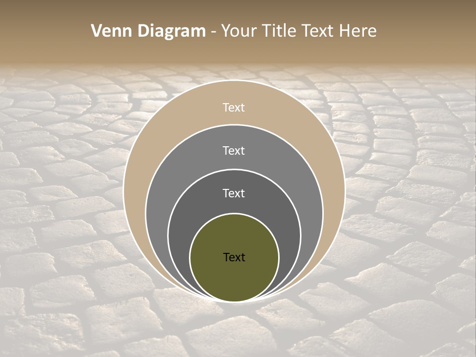 Close Up Old Fashioned Material PowerPoint Template