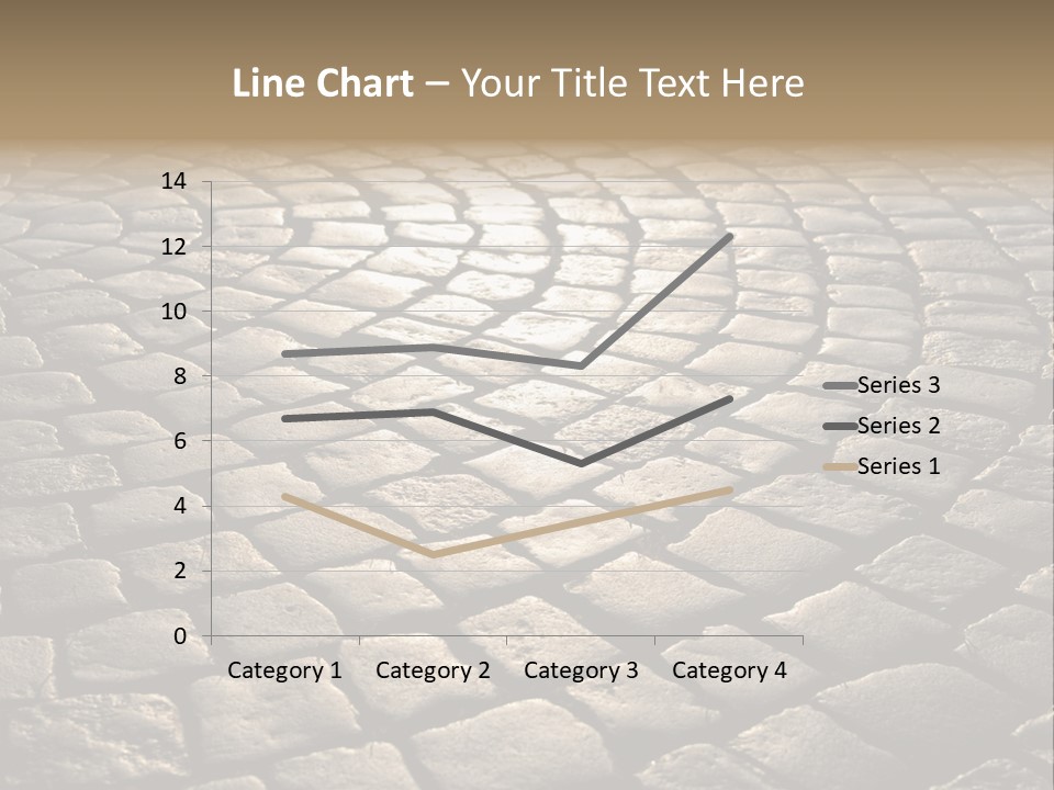 Close Up Old Fashioned Material PowerPoint Template