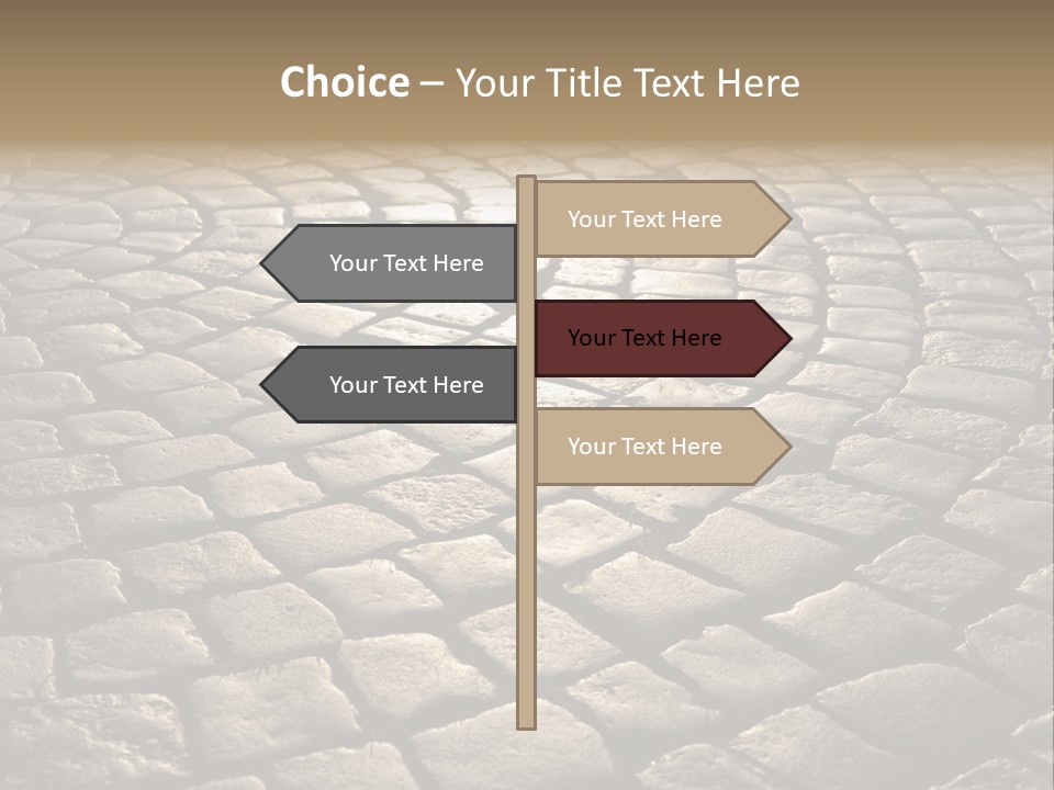 Close Up Old Fashioned Material PowerPoint Template