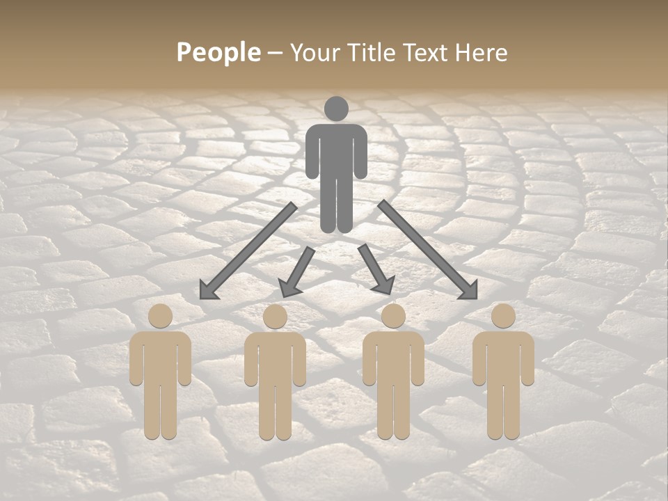 Close Up Old Fashioned Material PowerPoint Template