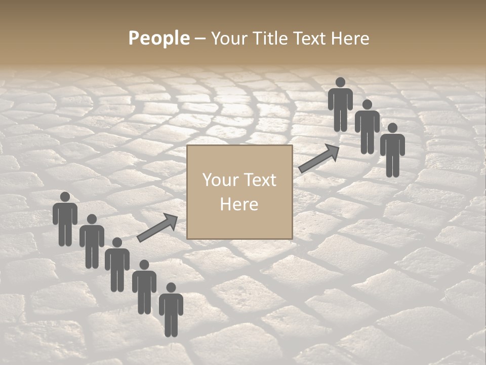 Close Up Old Fashioned Material PowerPoint Template